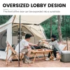 🏕️ خيمة "MOBI GARDEN" الهرمية الفاخرة للعائلة والمجموعات! 👨‍👩‍👧‍👦🌟