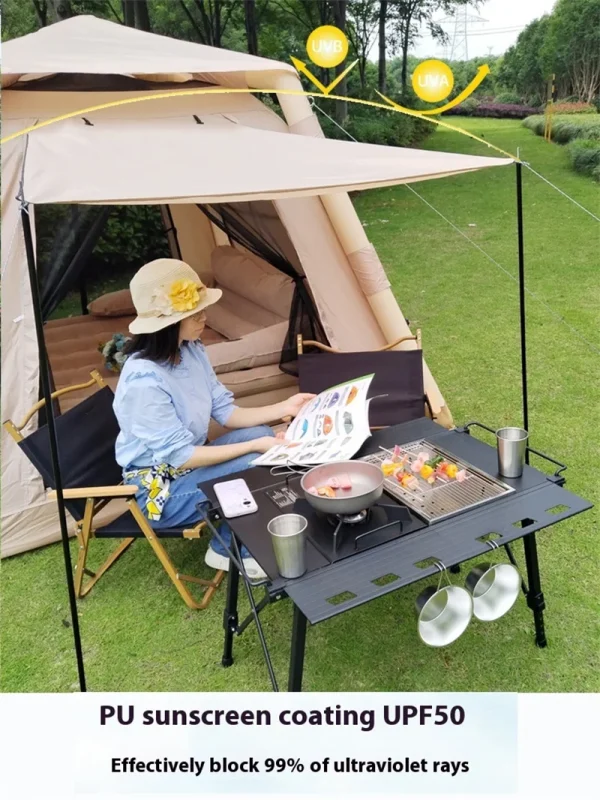 🏕️ خيمة "Lohascamping" الهوائية الكبيرة للعائلة والمغامرات! 🌟