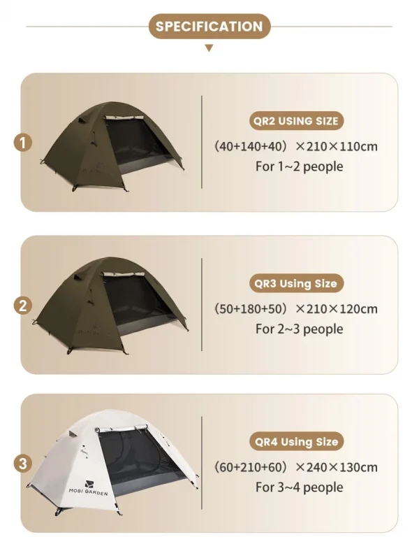 🏕️ خيمة "MOBI GARDEN" الاحترافية للمسافرين والمغامرين! 🌟