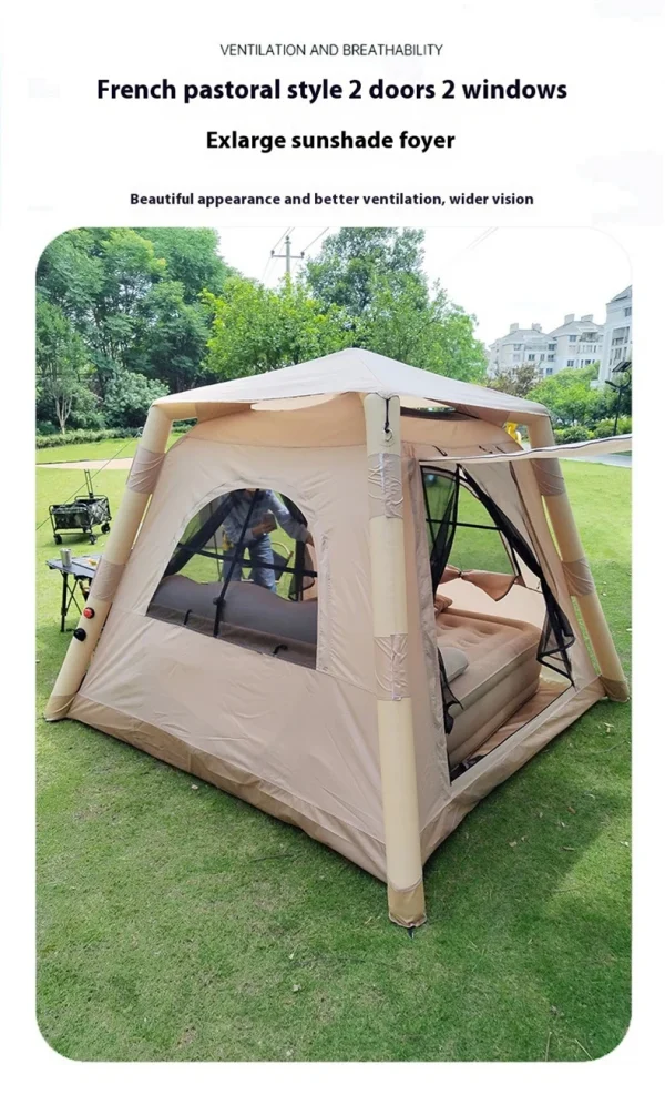 🏕️ خيمة "Lohascamping" الهوائية الكبيرة للعائلة والمغامرات! 🌟