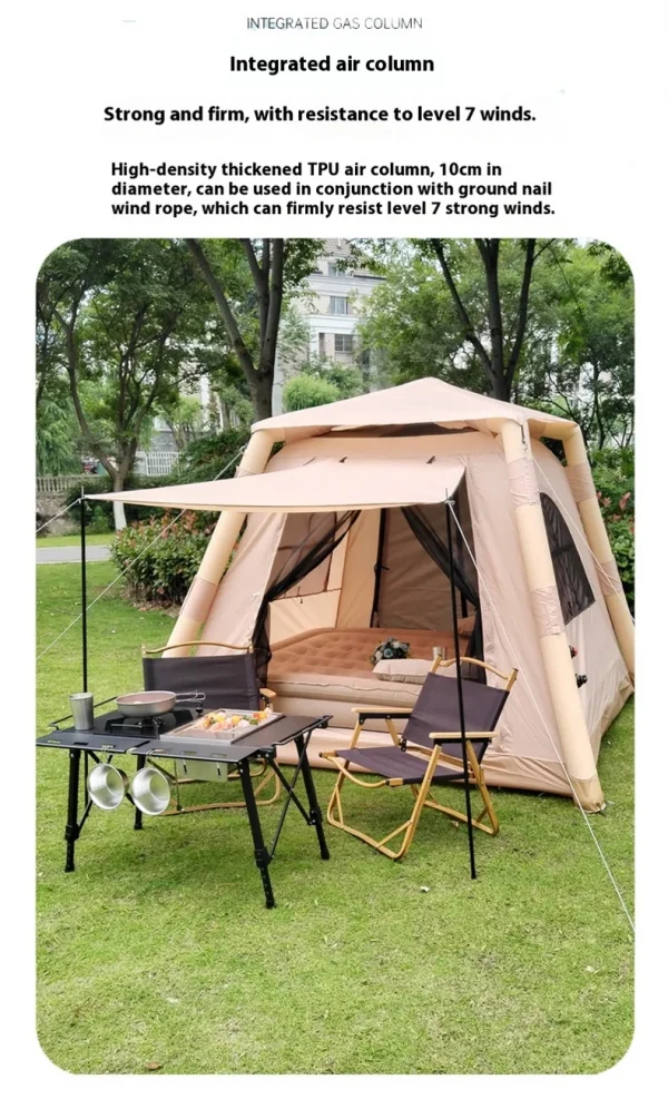 🏕️ خيمة "Lohascamping" الهوائية الكبيرة للعائلة والمغامرات! 🌟