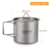 ☕️ كأس التيتانيوم الفاخر من "Lixada" للأنشطة الخارجية! 🌟