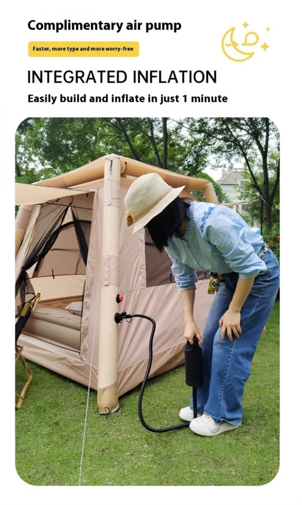 🏕️ خيمة "Lohascamping" الهوائية الكبيرة للعائلة والمغامرات! 🌟