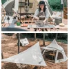 🏕️ خيمة "MOBI GARDEN" الهرمية الفاخرة للعائلة والمجموعات! 👨‍👩‍👧‍👦🌟