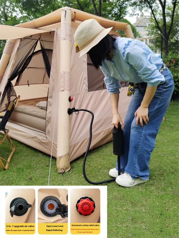 🏕️ خيمة "Lohascamping" الهوائية الكبيرة للعائلة والمغامرات! 🌟