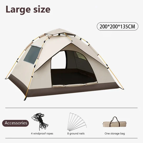 🏕️ خيمة التخييم  المثالية للرحلات الخارجية! 🌞