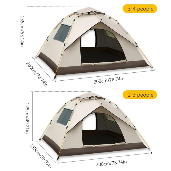 🏕️ خيمة التخييم  المثالية للرحلات الخارجية! 🌞