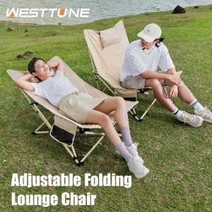 🏖️ كرسي التخييم الفاخر من "WESTTUNE" للراحة المطلقة! 🌟