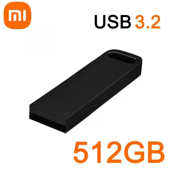 XIAOMI USB 3.2 Flash Drive 2TB Metal U Disk High Speed TypeC Memory Stick Waterproof Storage PC Phone Data Transfer Portable Hot