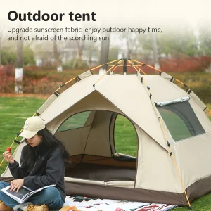 🏕️ خيمة التخييم  المثالية للرحلات الخارجية! 🌞