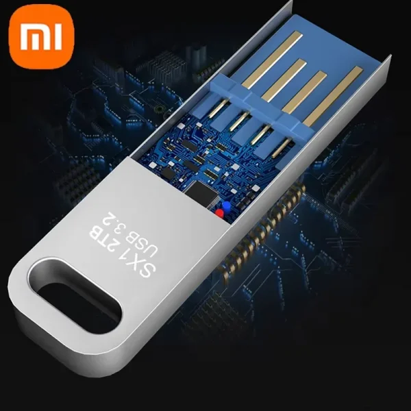 XIAOMI USB 3.2 Flash Drive 2TB Metal U Disk High Speed TypeC Memory Stick Waterproof Storage PC Phone Data Transfer Portable Hot